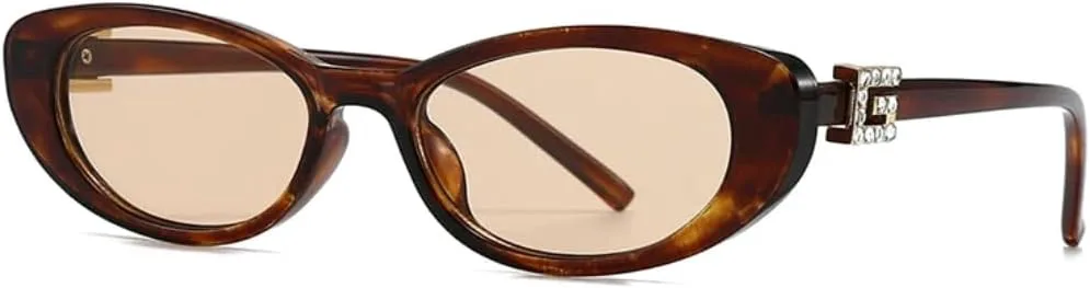 

Солнцезащитные очки UV400 для мужчин и женщин - компактная легкая оправа и цветные линзы - для занятий спортом на открытом воздухе и вождения DSVIGF, Gold