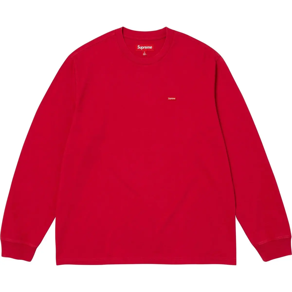 

FW25 НЕДЕЛЯ 13 Маленькая футболка с длинными рукавами, унисекс Supreme, красный