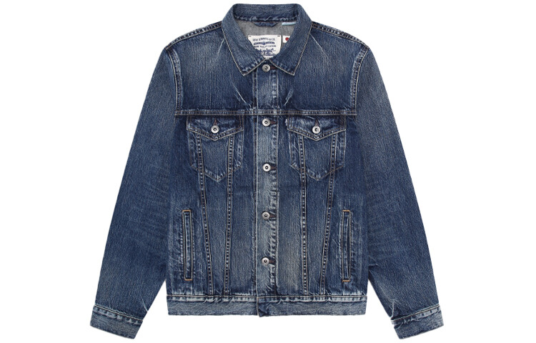 

Джинсовая куртка мужская джинсовая синяя Levi’S, синий
