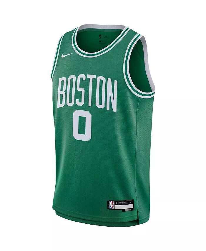 Джерси Big Boys and Girls Джейсон Татум Бостон Селтикс 2022/23 Swingman Nike, зеленый — фото 3