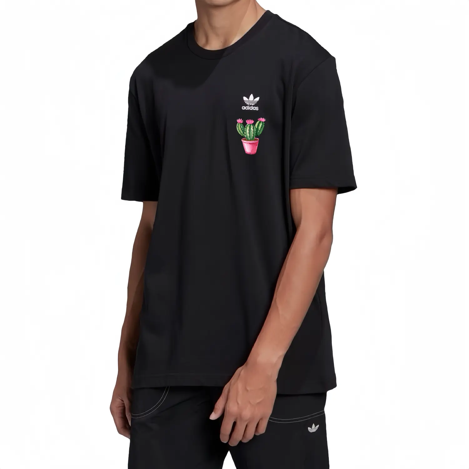 

TREFOIL TEE Футболка унисекс черная Adidas Originals, черный
