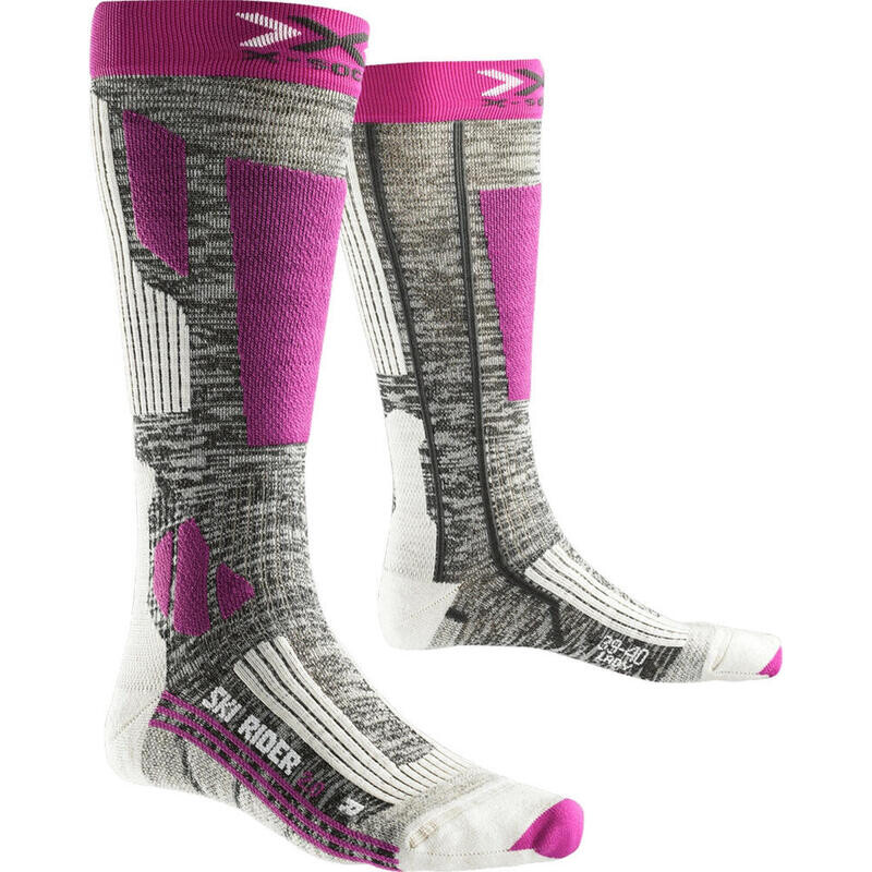 

Лыжные носки X-Socks, цвет grau/violett