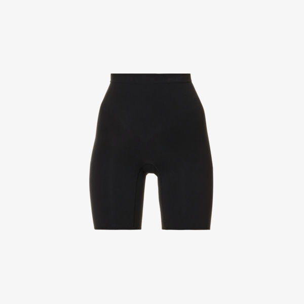 

Шорты из эластичной ткани с высокой посадкой Everyday Shaping Spanx, черный