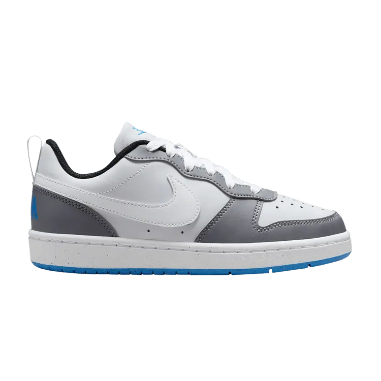 

Кроссовки Nike Court Borough Low Recraft GS 'Platinum Cool Grey Photo Blue', белый