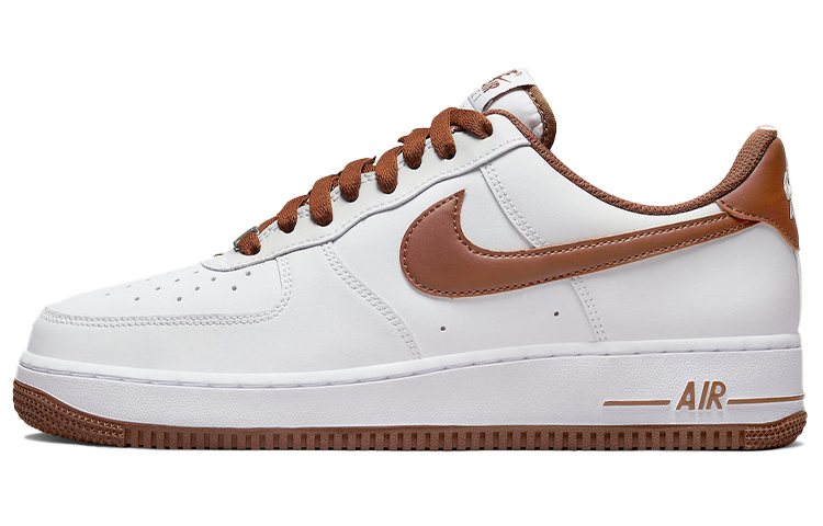 

Кроссовки Nike Air Force 1 Low '07, белый/коричневый, Серый;коричневый, Кроссовки Nike Air Force 1 Low '07, белый/коричневый