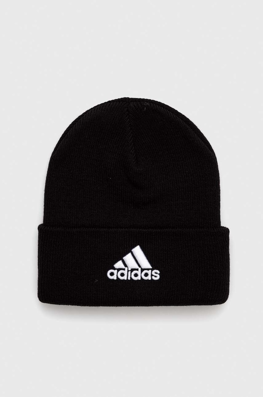 

Шапка Logo Beanie с отворотом Adidas, черный