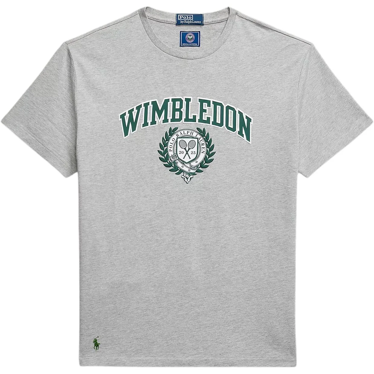 Футболка Wimbledon Polo Ralph Lauren, серый