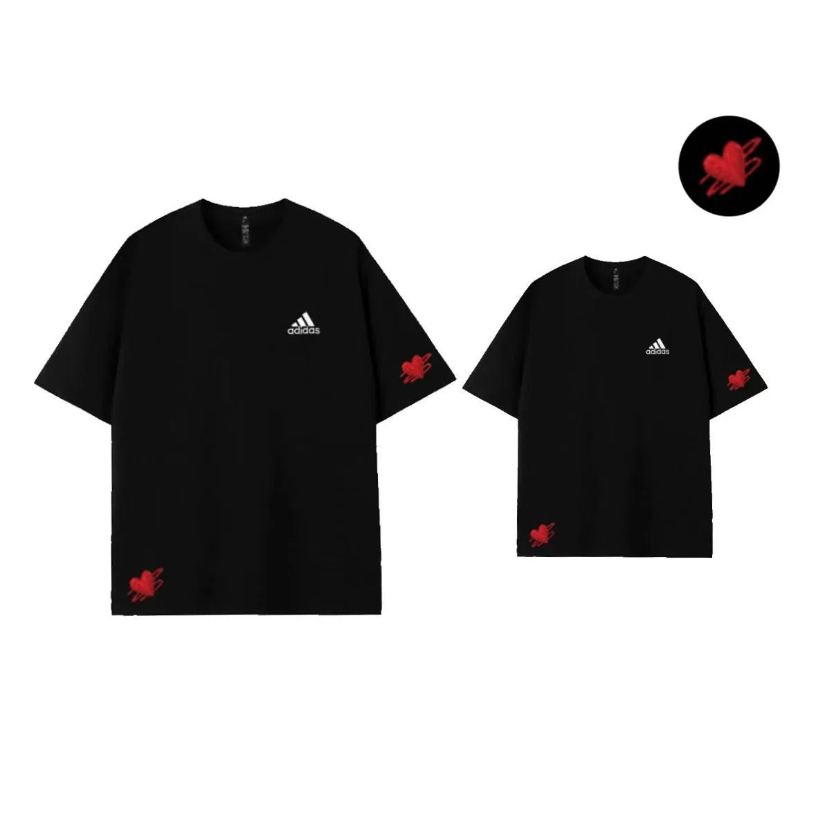 Футболка MUST HAVES Love Unisex Adidas, Black — фото 4