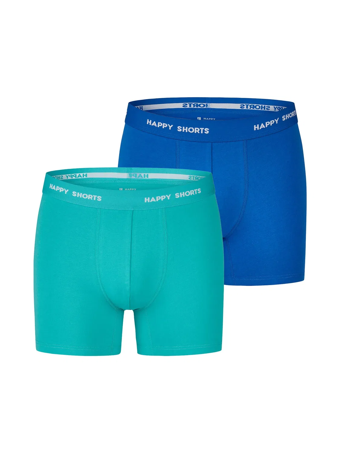 Боксеры, неоновый зеленый/синий, Happy Shorts