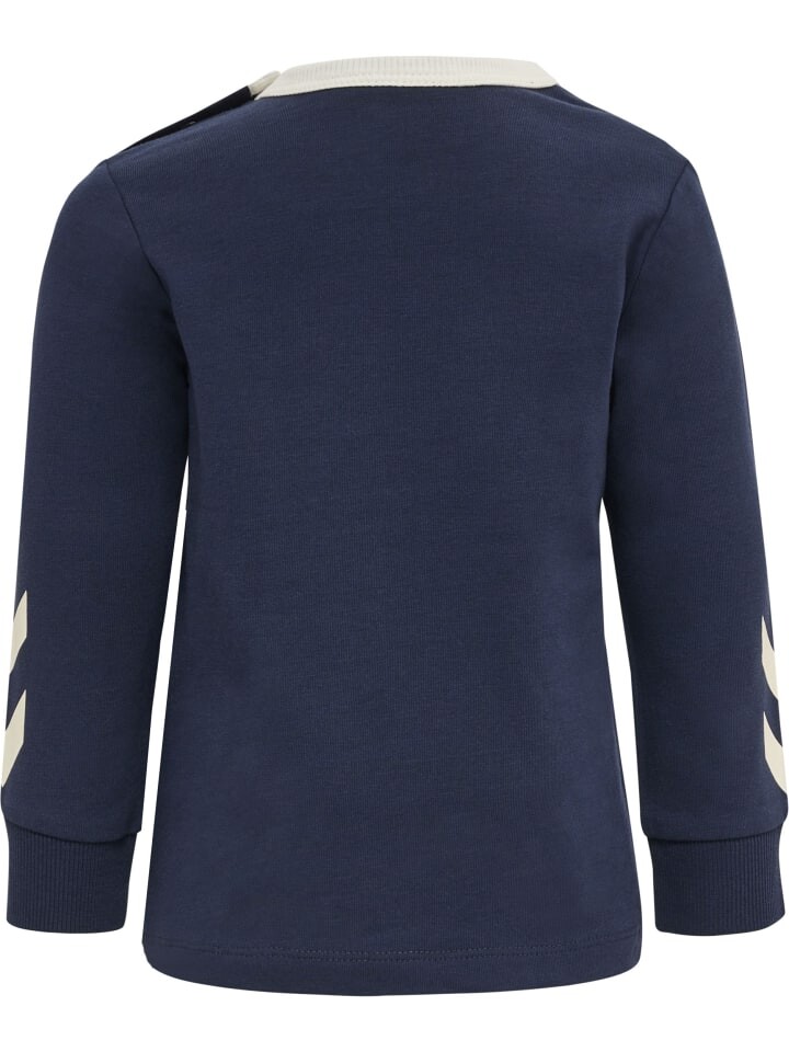 Футболка Hummel Druckknopf T-Shirt L/S Hmlmaule Jungen, цвет BLACK IRIS — фото 2