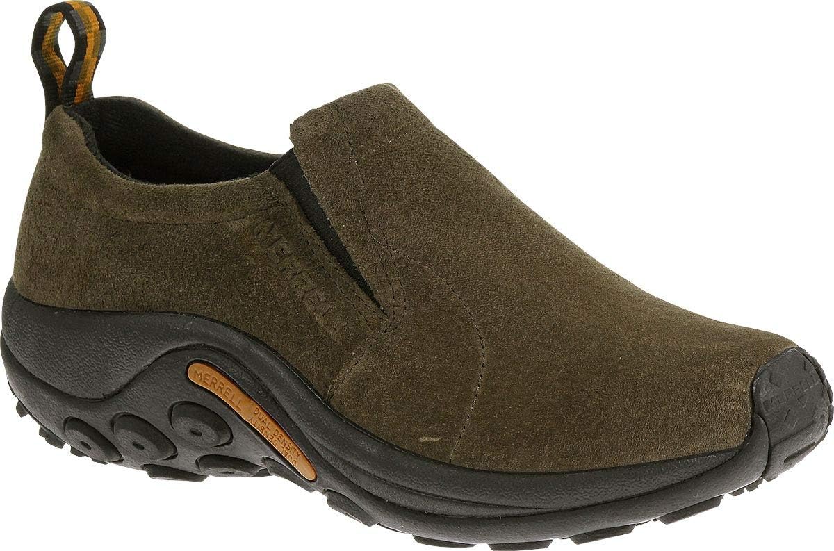 Мужские мокасины Merrell Jungle Moc из водонепроницаемой кожи IceMoccasin, Gunsmoke — фото 3