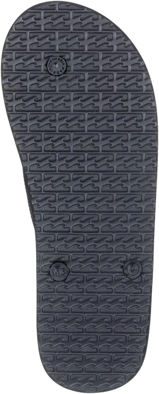 Шлепанцы Billabong mens Tides Classic Printed, темно-синий — фото 2