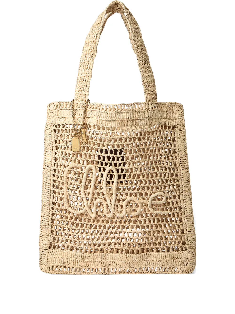

Сумка-тоут Summer Banana с логотипом CHLOÉ, нейтральный