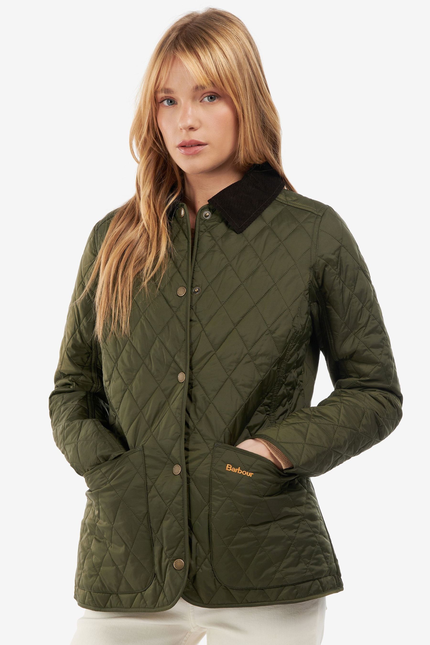 

Стеганая куртка Аннандейл Barbour, зеленый