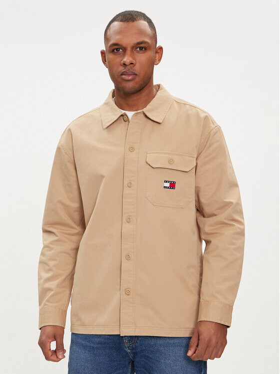 

Рубашка стандартного кроя Tommy Jeans, бежевый