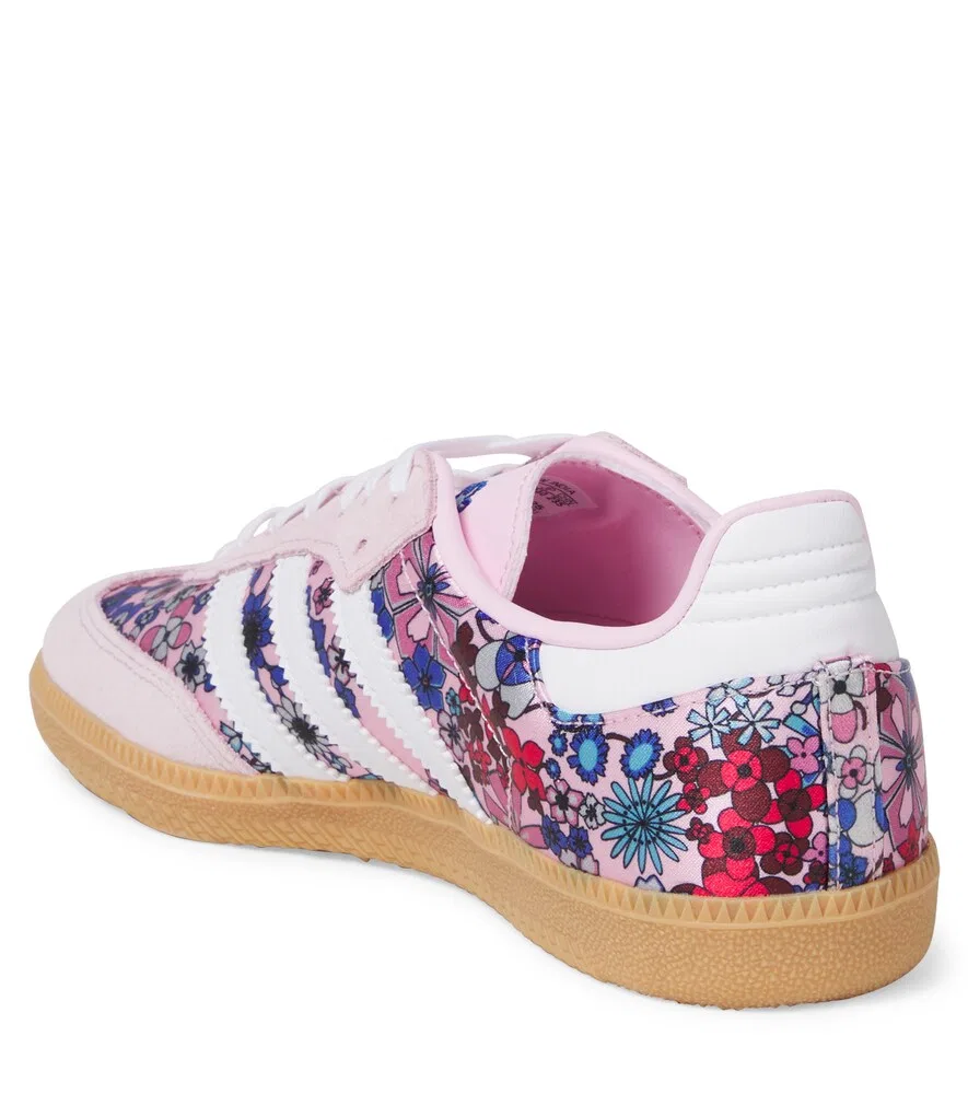 Кроссовки Samba OG с цветочной замшевой отделкой Adidas Originals Kids, мультиколор — фото 2