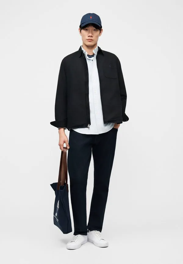 Тканая спортивная рубашка, куртка для межсезонья Polo Ralph Lauren, Black — фото 2