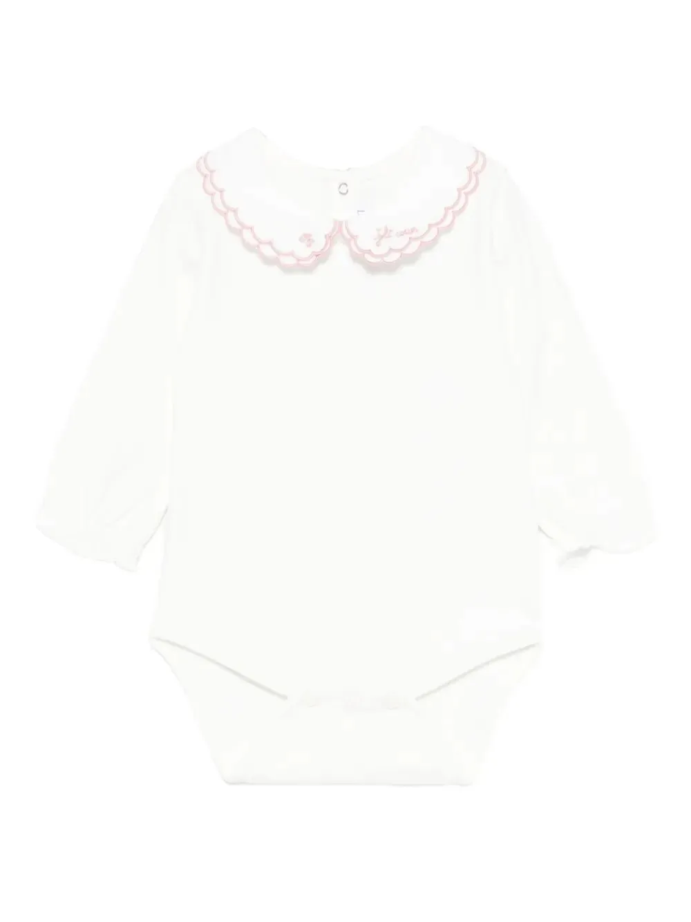 

Боди с вышитым воротником Tartine Et Chocolat, белый