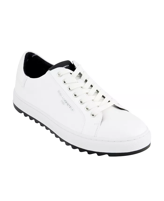 

Мужские кеды Logo Plain Toe Bit KARL LAGERFELD PARIS, белый