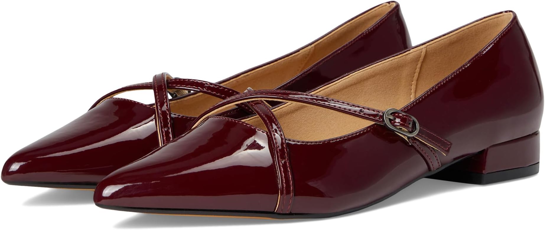 Балетки Journee Collection Women's Camby, Patent/Oxblood
