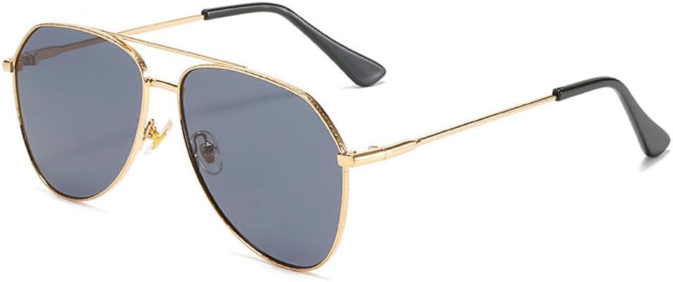 

Модные солнцезащитные очки класса люкс для женщин и мужчин, градиентные солнцезащитные очки с зеркальными линзами, металлическая оправа, защита от УФ-излучения UV400 MUTYNE, C2-gold Black