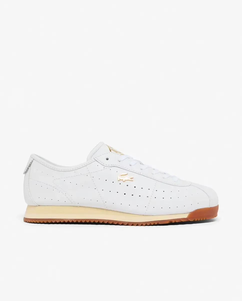 Lacoste Мужские кожаные кроссовки Club-Low белого цвета