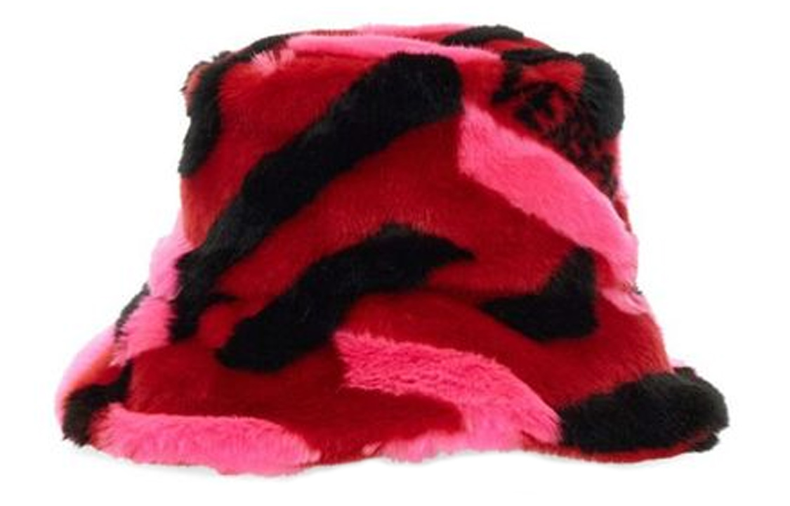 

Полиэстеровая панама женская VERSACE, красно-черная