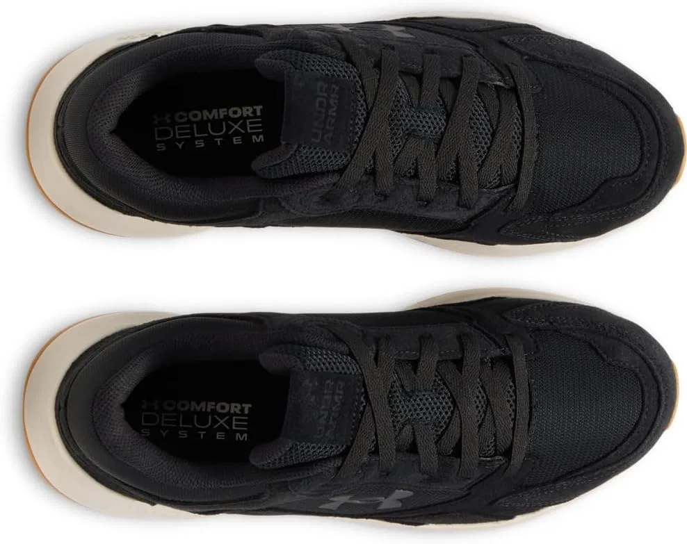 Мужские замшевые кроссовки Under Armour UA Edge, Black Stone Black — фото 4