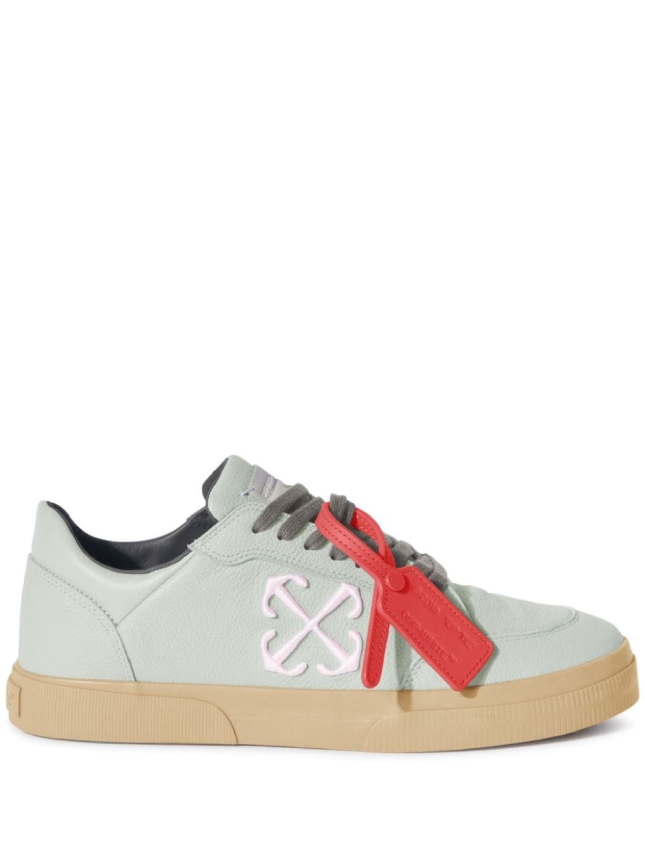 

Off-White кеды New Low Vulcanized, зеленый