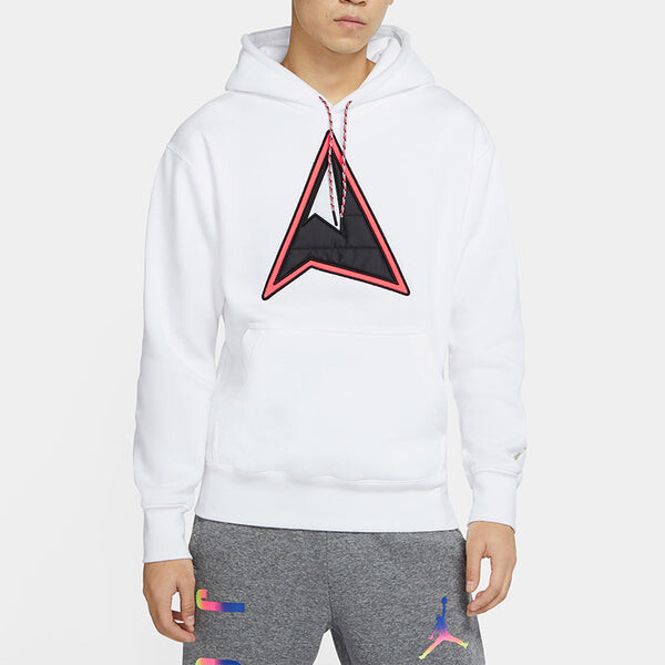 Толстовка Air Jordan Winter Utility Fleece Casual White, белый — фото 3