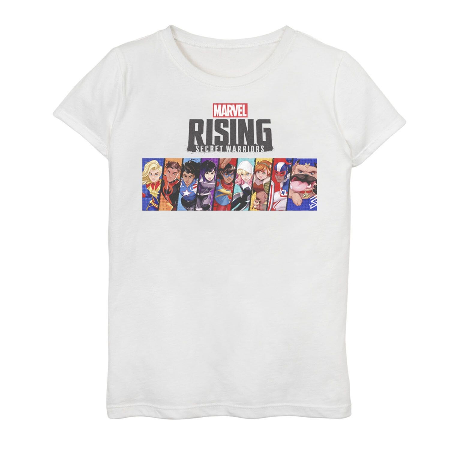

Футболка с логотипом Marvel Rising Secret Warriors для девочек 7–16 лет Marvel