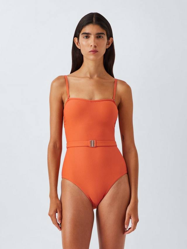 

Купальник Palma Belt Bandeau John Lewis, Rust
