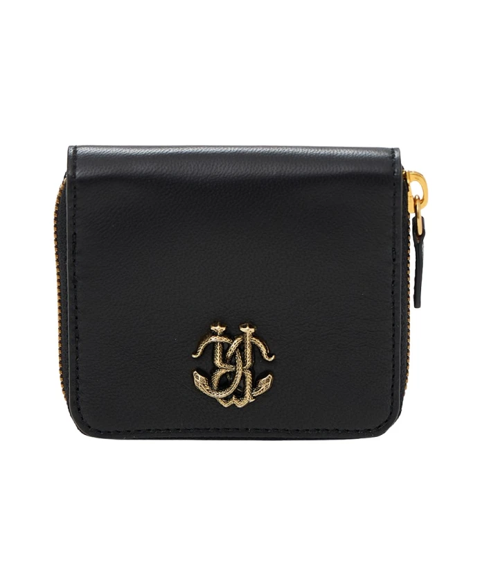 

Стильный кошелек на молнии Roberto Cavalli, черный