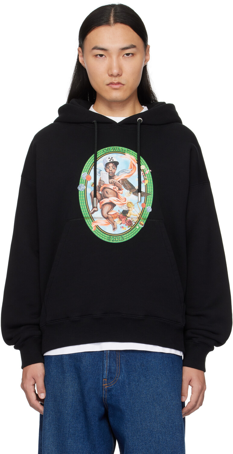 

Черная толстовка Fresco Off-White