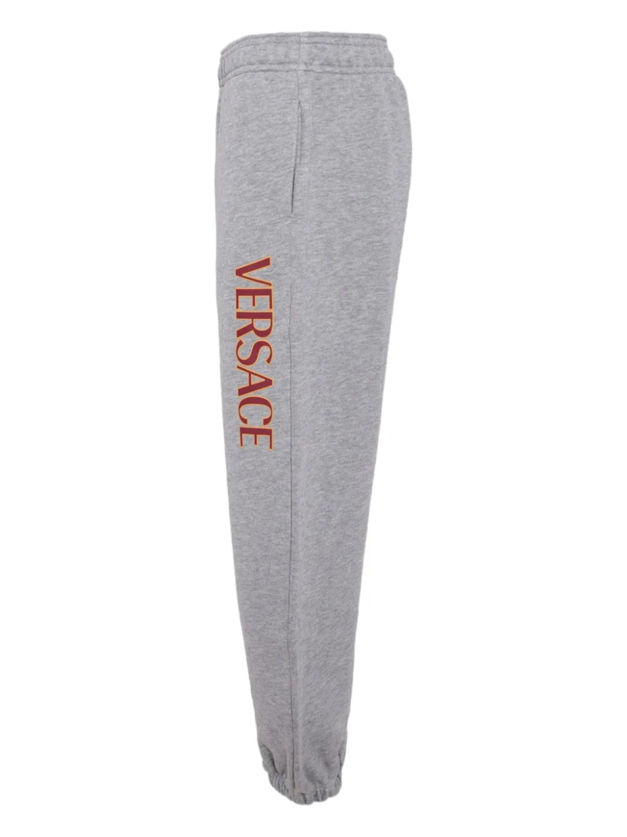 Зауженные спортивные брюки с логотипом Versace Kids, серый — фото 3