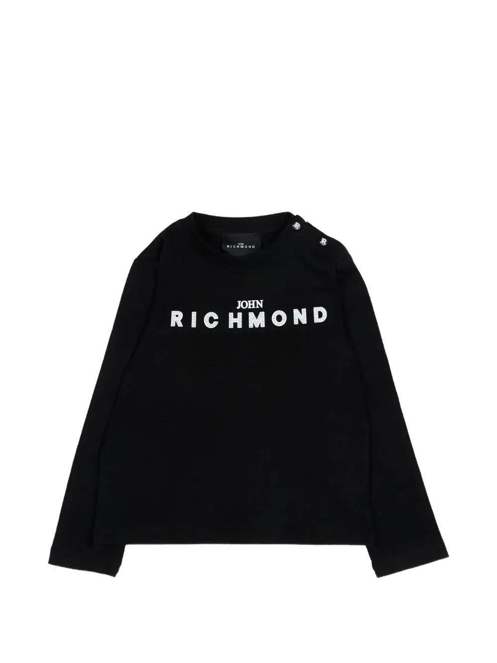 Футболка с длинными рукавами John Richmond Junior, черный