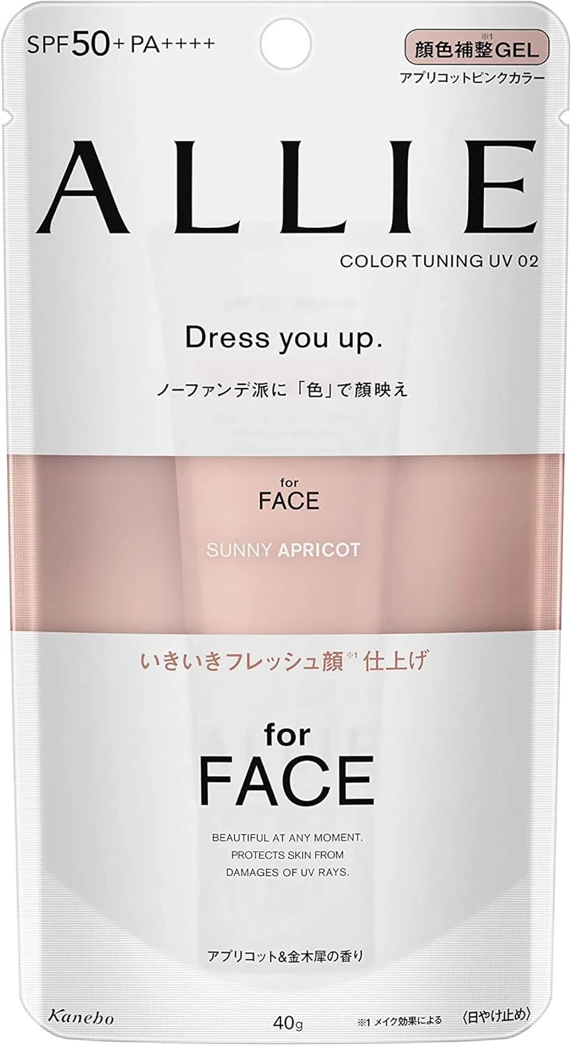 Солнцезащитный гель ALLIE Aliy Color Tuning UV AP SPF50+/PA++++, 40 г, абрикосово-розовый