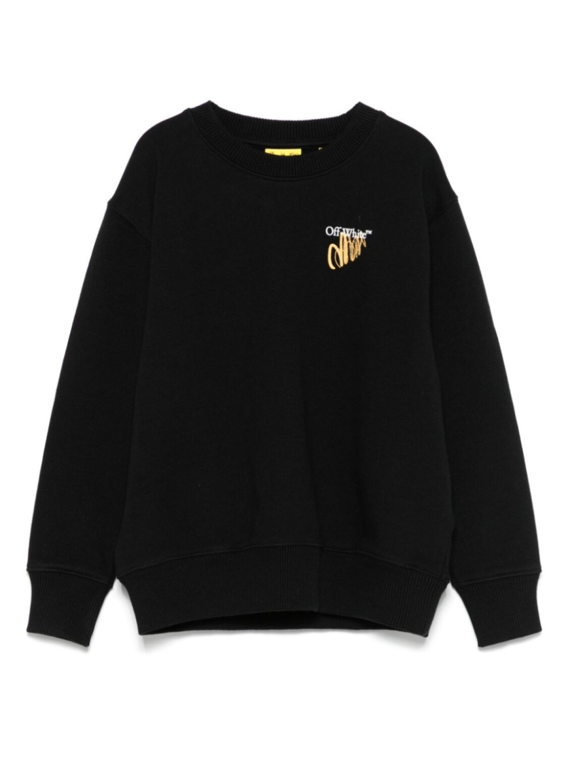 

Off-White Kids толстовка с логотипом Arrow, черный