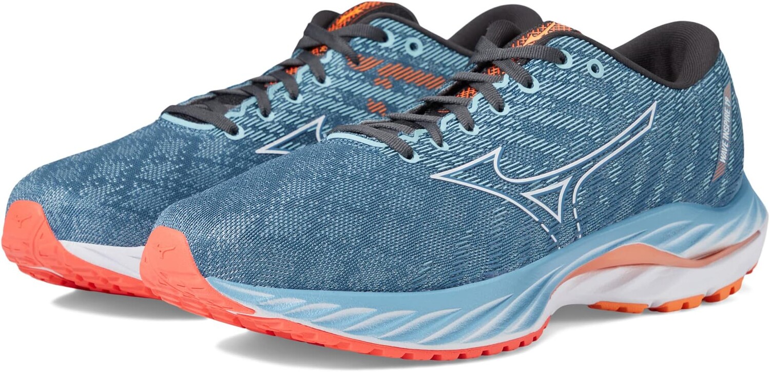 

Кроссовки Wave Inspire 19 Mizuno, цвет Provincial Blue/White