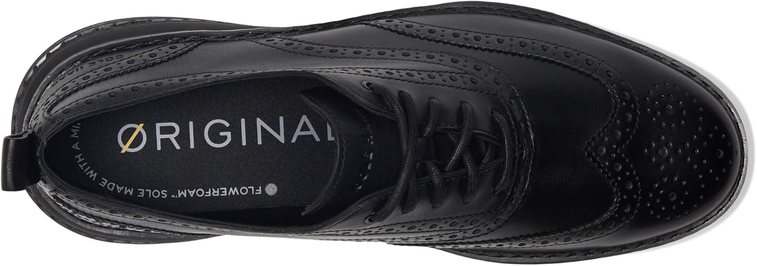 Мужские туфли Cole Haan Originalgrand Energyweave Wingtip, черный — фото 2