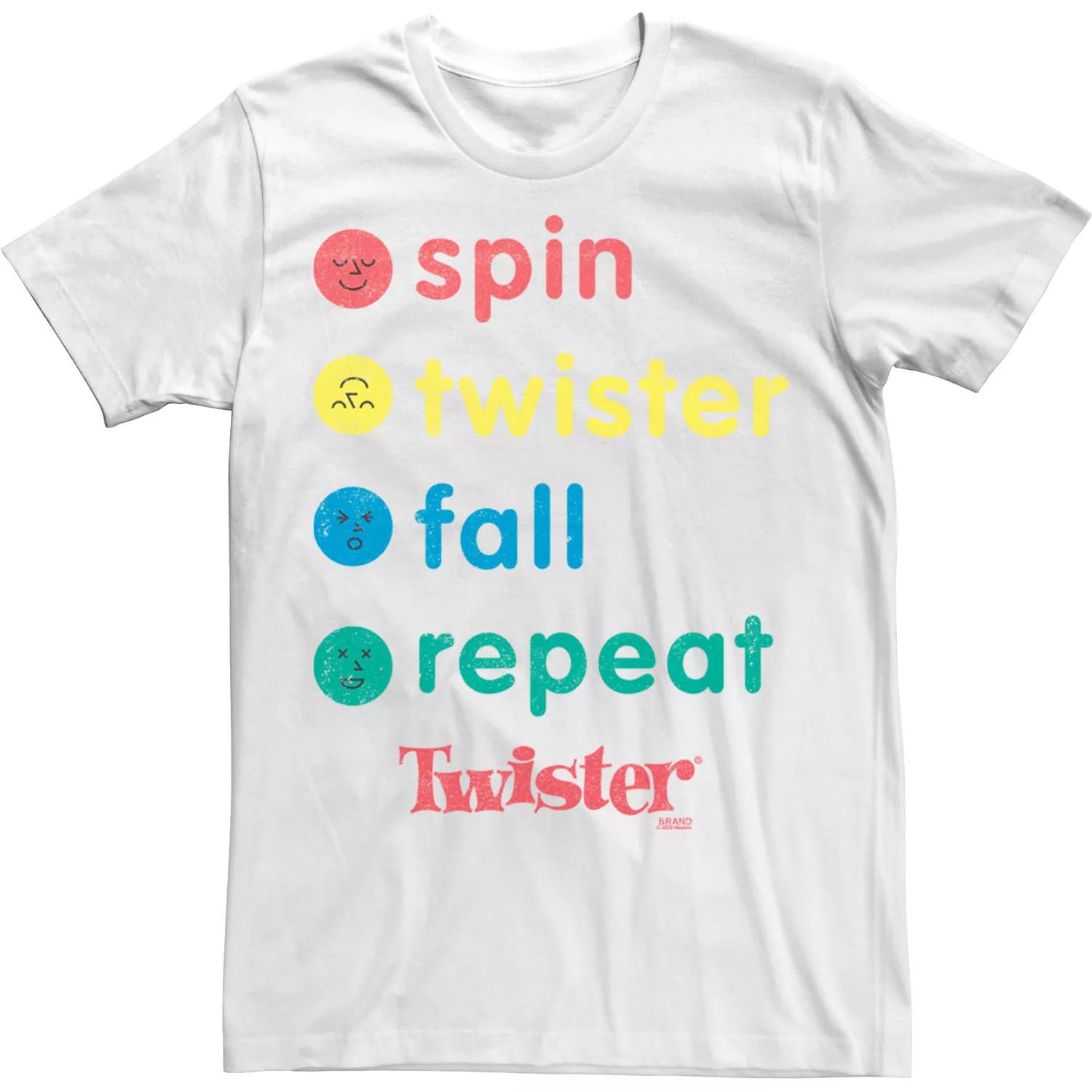 

Мужская футболка Twister Spin Twister Fall с повторением Licensed Character