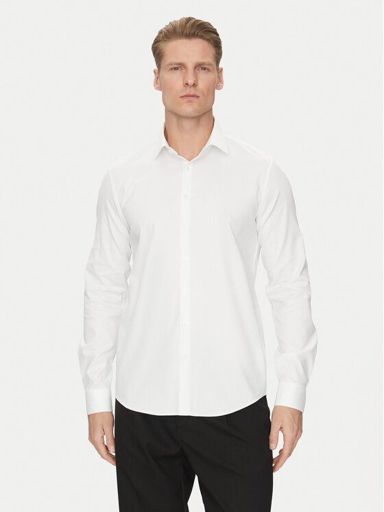 

Рубашка облегающего кроя K10K114298 Calvin Klein, белый