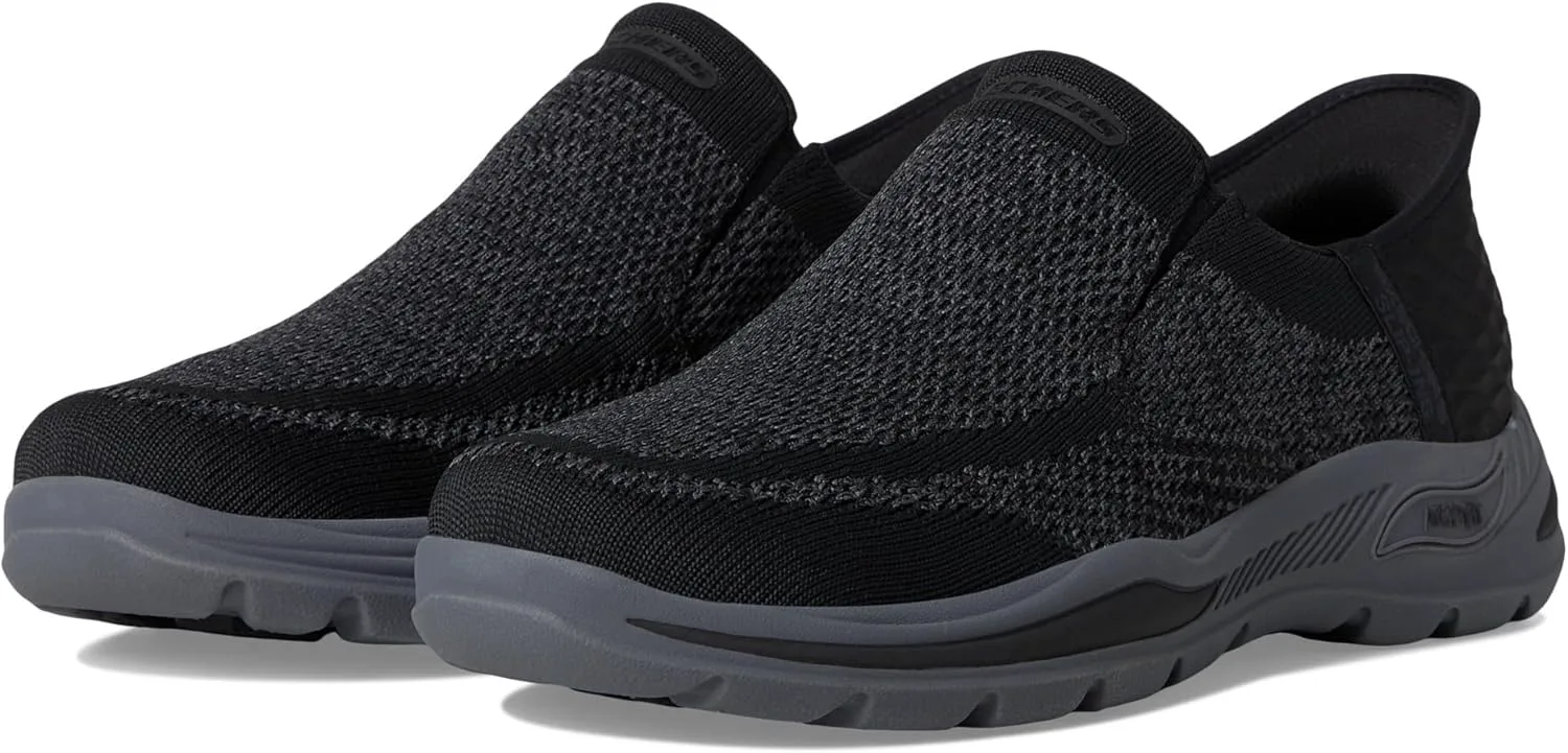 Skechers Mens Arch Fit Motley - Atlee, черный