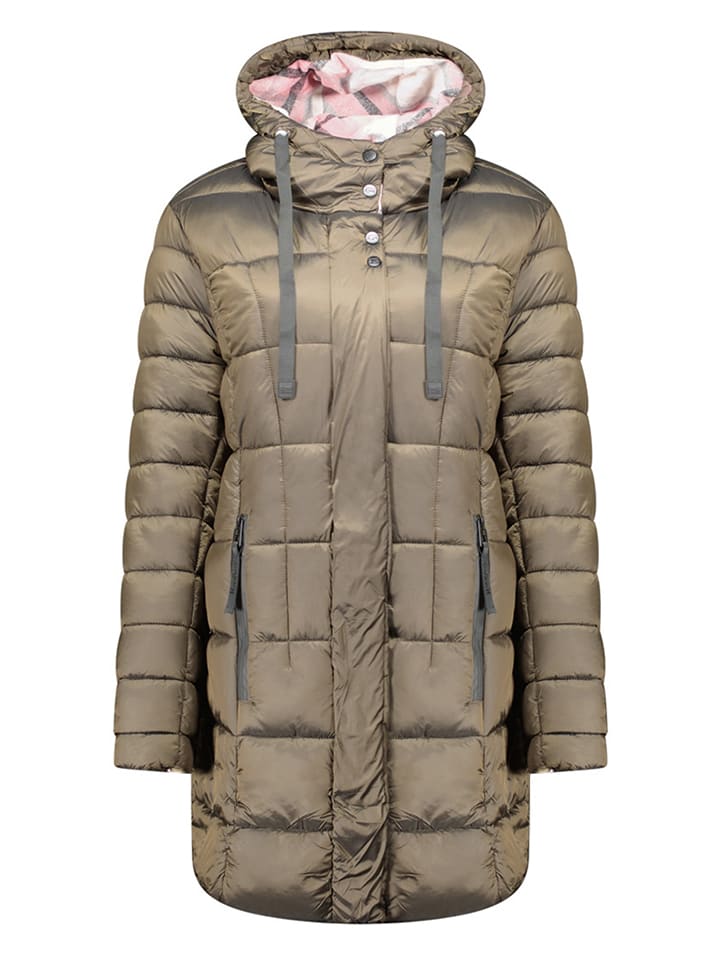 

Geographical Norway Стеганое пальто "Булли" цвета хаки