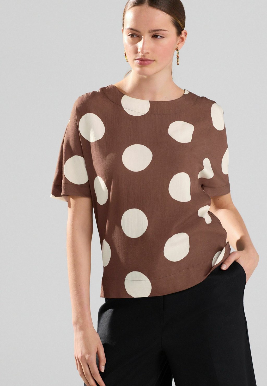 

Блуза REGULAR FIT - TEXTURED BOXY Next, коричневый