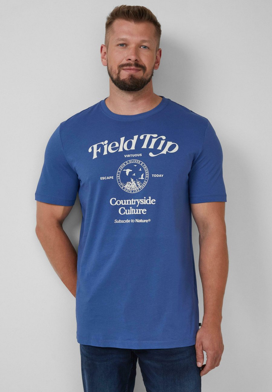 

Футболка s.Oliver Print T-shirt, Royalblau/Royal Blue