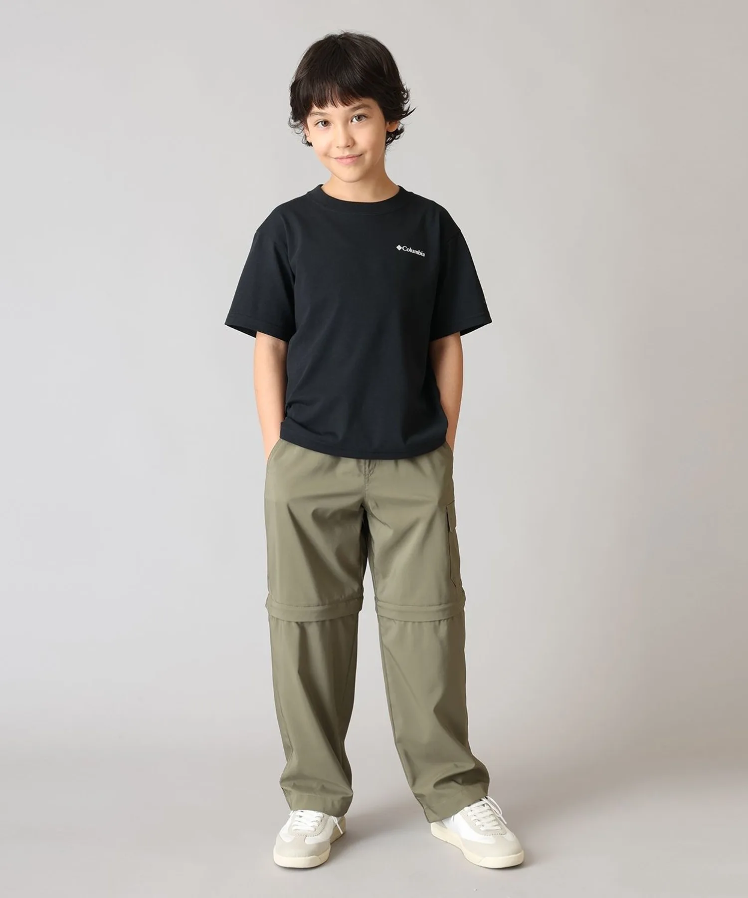 Детская футболка с принтом Columbia Stuck Brook Graphic S/S Tee зелёная — фото 3