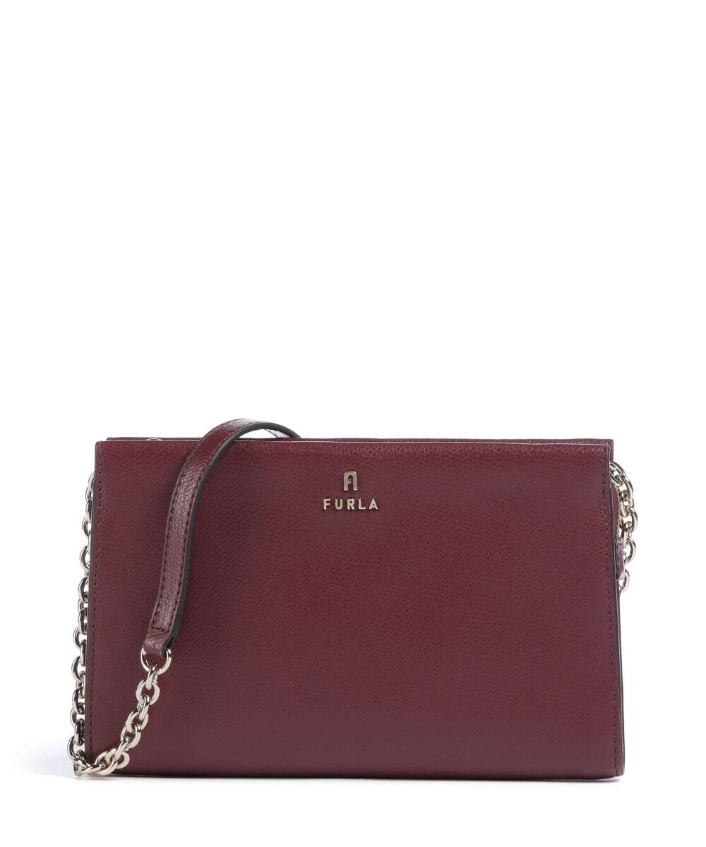 

Мини-Сумка через плечо Camelia из зерненой кожи Furla, красный