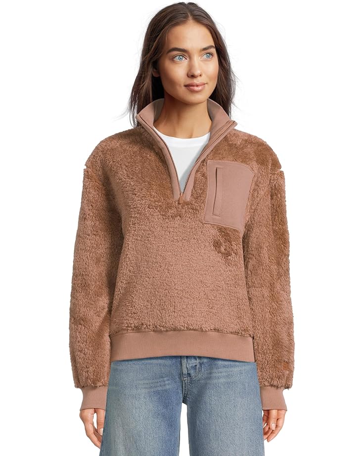 

Свитер UGG Janeann Half Zip, цвет Cedar Bark