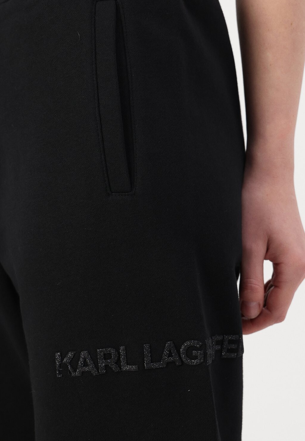 

Спортивные брюки COMMERCIAL LOGO SWEATPANTS KARL LAGERFELD, черный